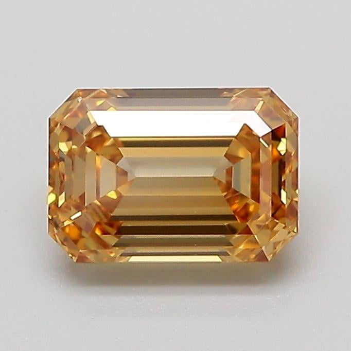 1.11 Ct. Fancy Light  Brown Emerald Lab Grown Diamond