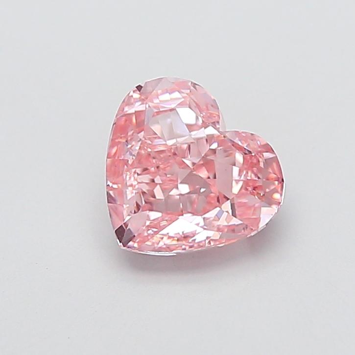 2.38 Ct. Fancy Intense  Pink Heart Lab Grown Diamond