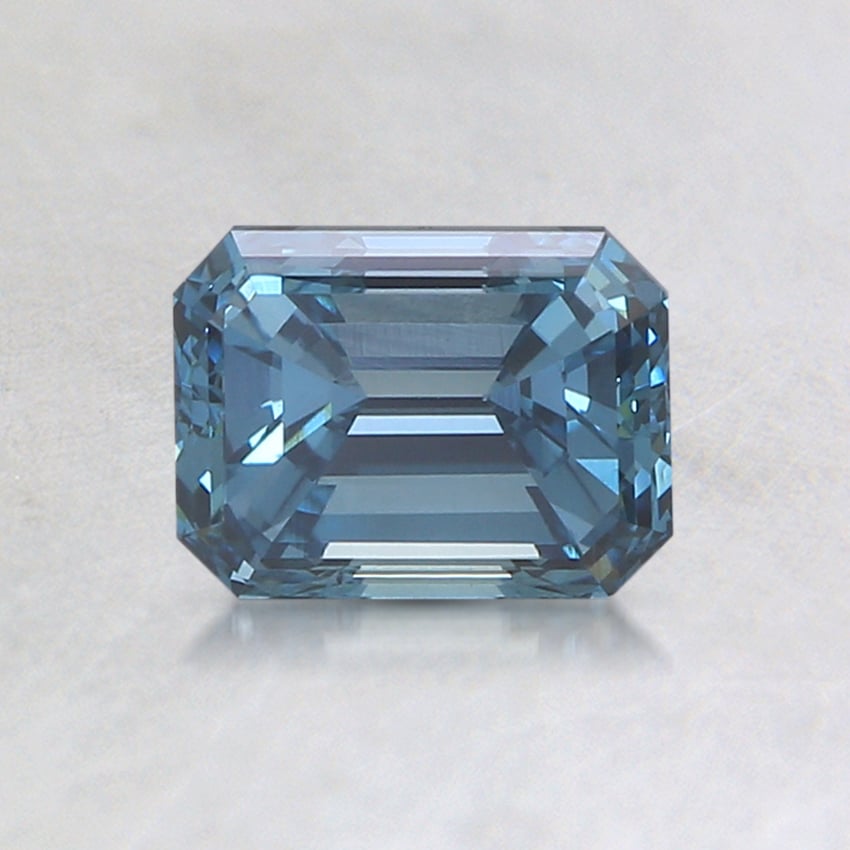0.88 Ct. Fancy Greenish Blue Emerald Lab Grown Diamond