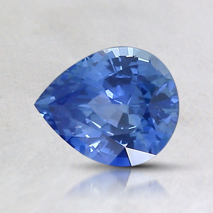 6.9x5.6mm Blue Pear Sapphire