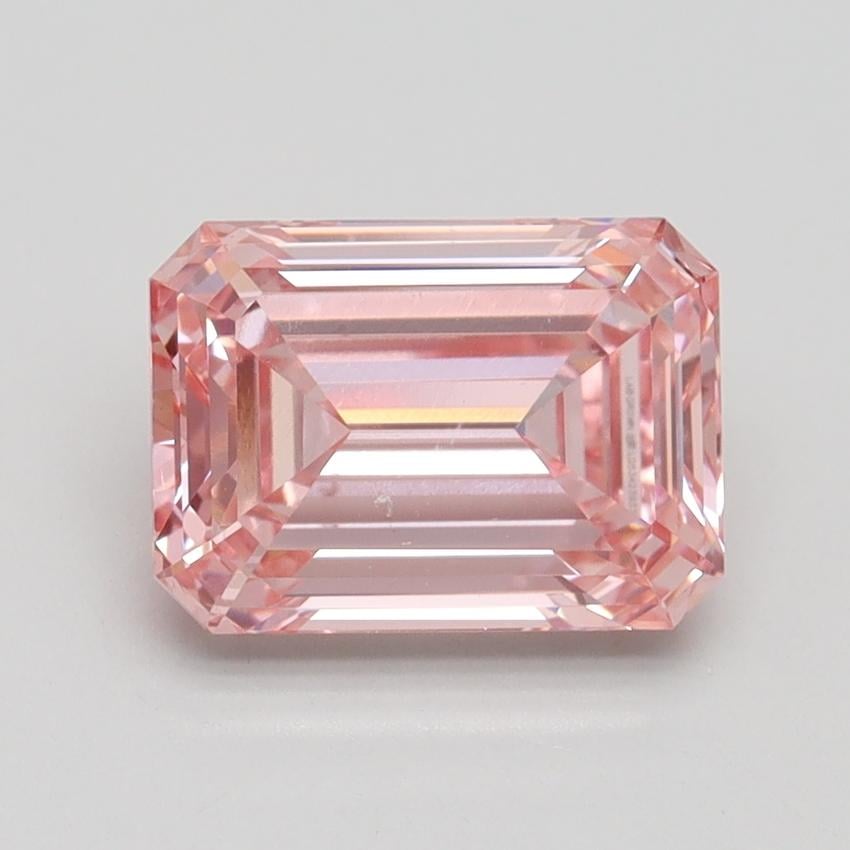 2.22 Ct. Fancy Intense Pink Emerald Lab Grown Diamond