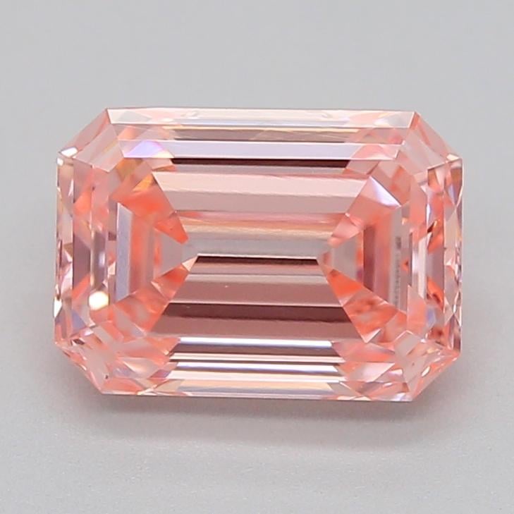 1.01 Ct. Fancy Vivid Pink Emerald Lab Grown Diamond