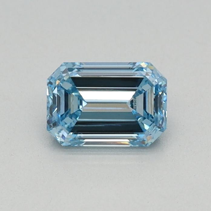 0.33 Ct. Fancy Intense Blue Emerald Lab Grown Diamond