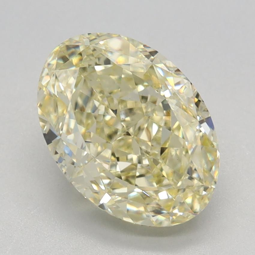 2.15 Ct. Fancy Yellow Oval Lab Grown Diamond