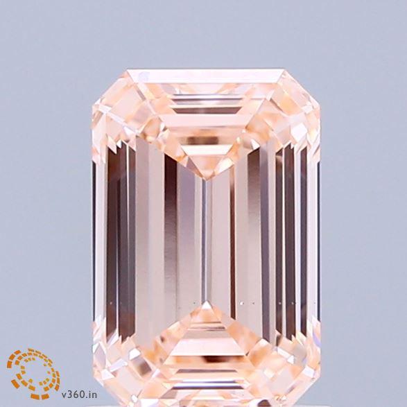 1.51 Ct. Fancy Intense Pink Emerald Lab Grown Diamond