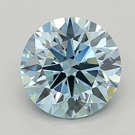 1.57 Ct. Fancy Vivid  Blue Round Lab Grown Diamond