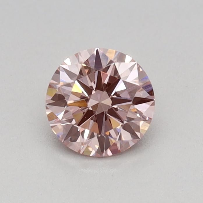 0.32 Ct. Fancy Intense Pink Round Lab Grown Diamond
