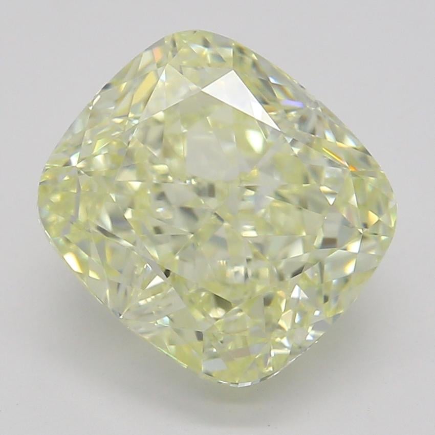 2.09 Ct. Fancy Light Yellow Cushion Diamond
