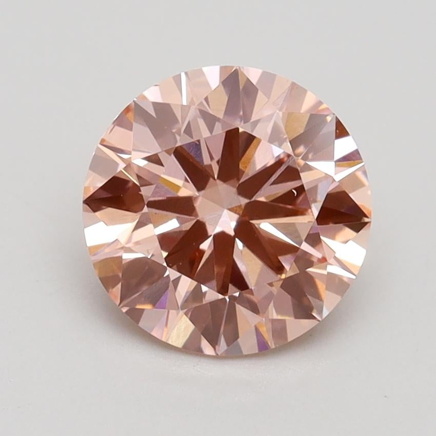 1.72 Ct. Fancy Intense Pink Round Lab Grown Diamond