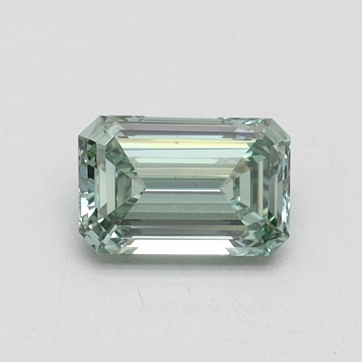 0.51 Ct. Fancy Intense Green Emerald Lab Grown Diamond