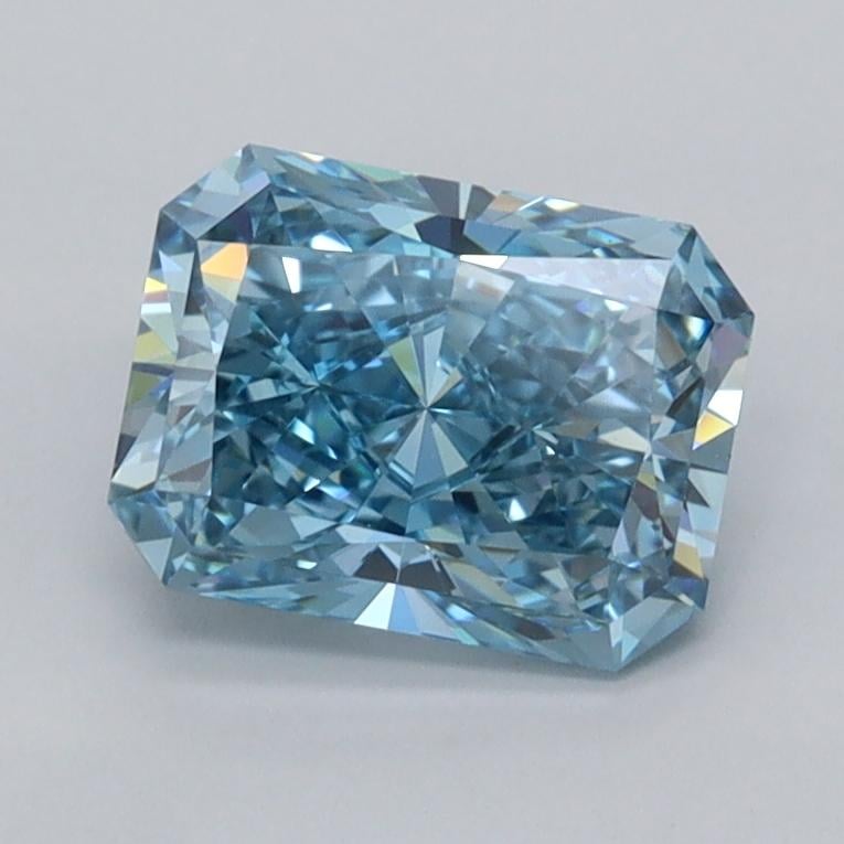 1.50 Ct. Fancy Vivid  Blue Radiant Lab Grown Diamond