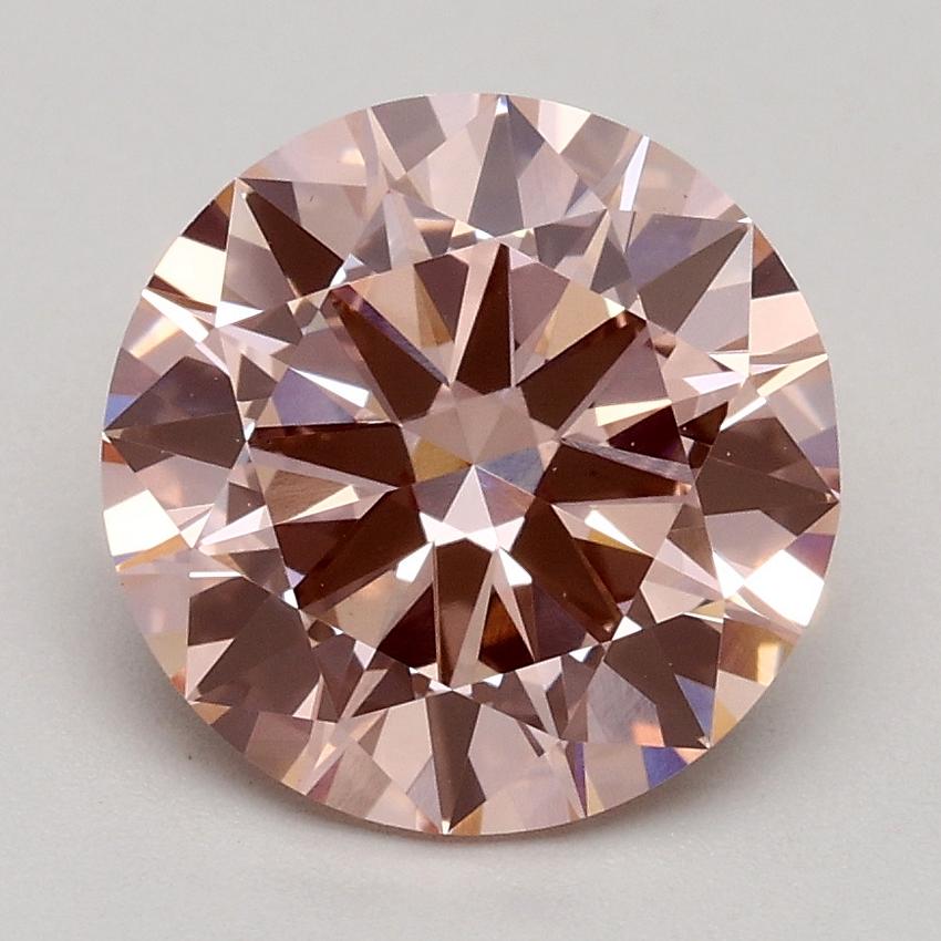 2.01 Ct. Fancy Pink Round Lab Grown Diamond