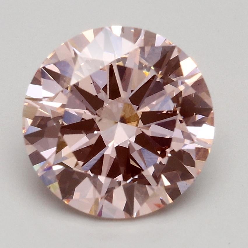 2.00 Ct. Fancy Pink Round Lab Grown Diamond