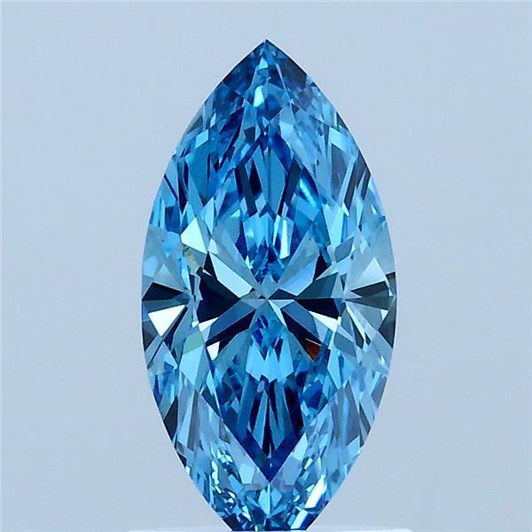 1.02 Ct. Fancy Vivid Blue Marquise Lab Grown Diamond
