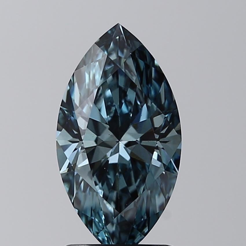 1.70 Ct. Fancy Blue Marquise Lab Grown Diamond