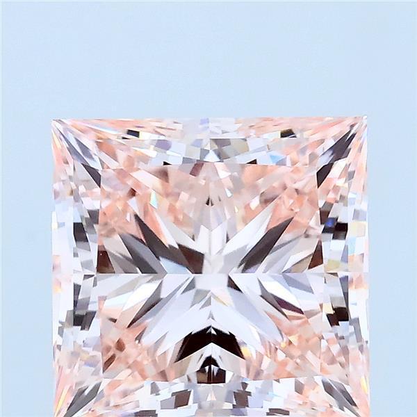 4.21 Ct. Fancy Intense Pink Princess Lab Grown Diamond