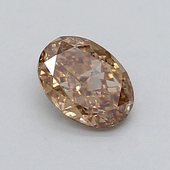 0.31 Ct. Light  Brown Oval Lab Grown Diamond