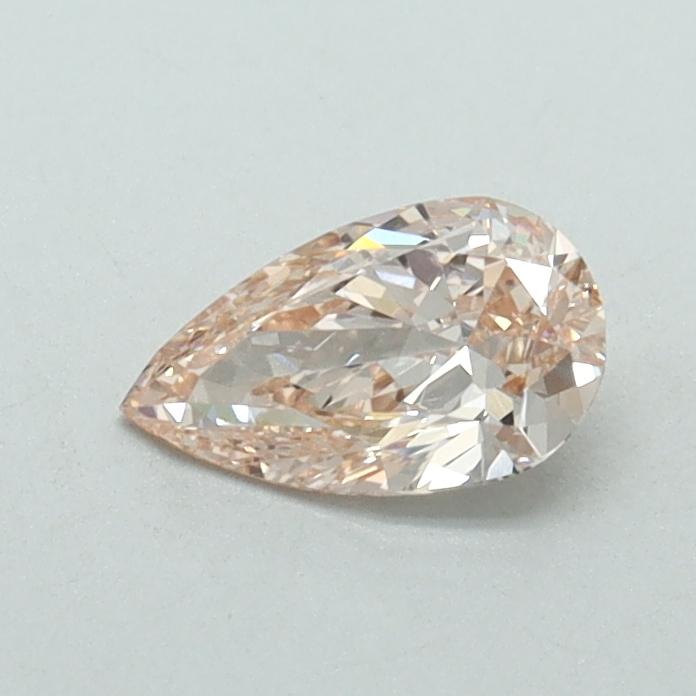 0.40 Ct. Fancy Orangy Pink Pear Lab Grown Diamond