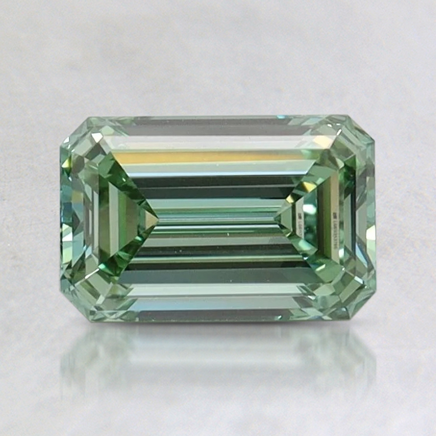 1.04 Ct. Fancy Intense Pacific Green Emerald Lab Grown Diamond
