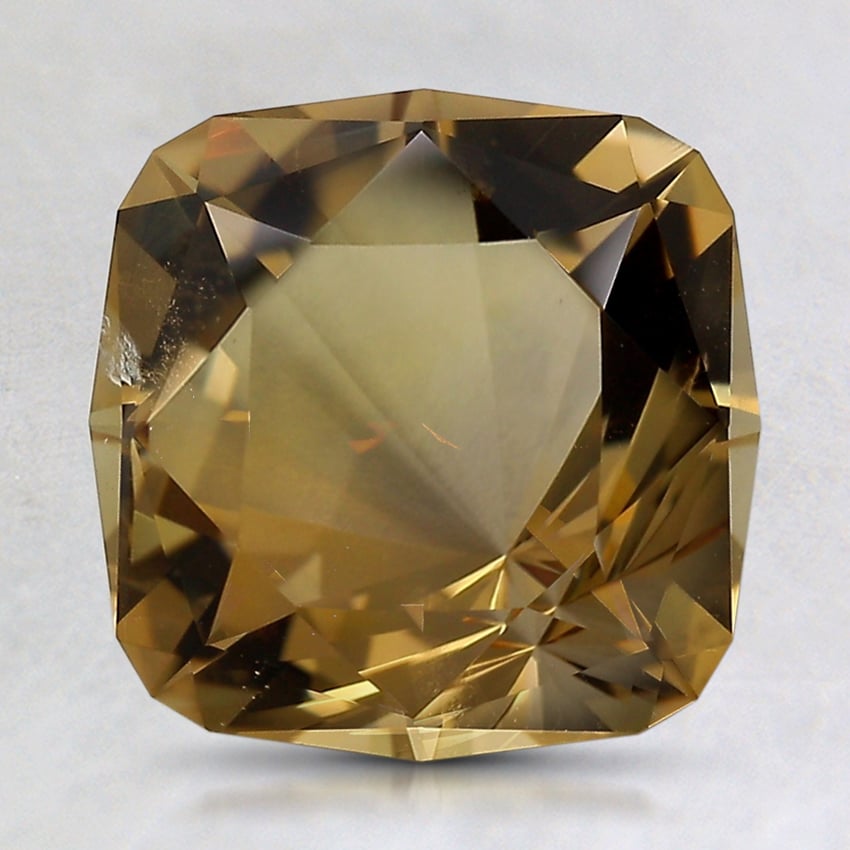 10.9mm Unheated Yellow Cushion Citrine