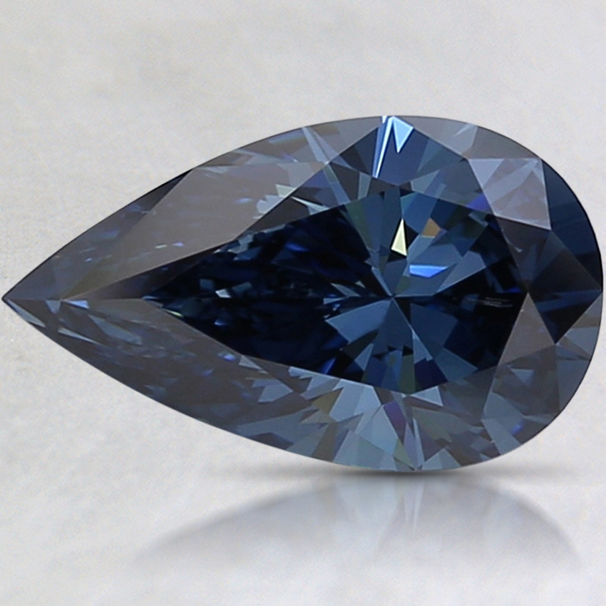 2.00 Ct. Fancy Deep Blue Pear Lab Grown Diamond