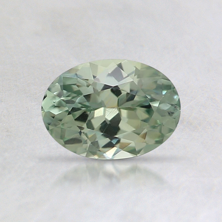 6.3x4.6mm Unheated Teal Oval Montana Sapphire