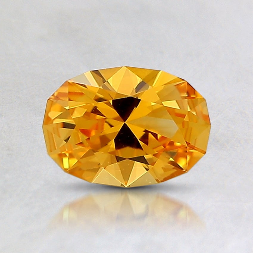 6.8x4.8mm Yellow Modified Oval Sapphire