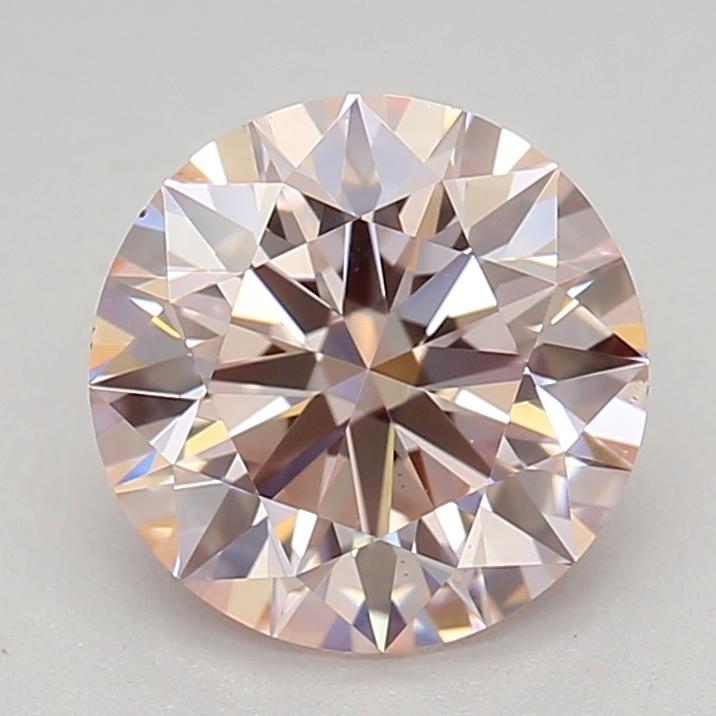 1.00 Ct. Fancy Light Pink Round Lab Grown Diamond
