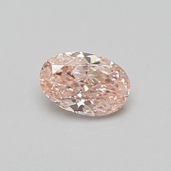 0.32 Ct. Fancy Intense Pink Oval Lab Grown Diamond