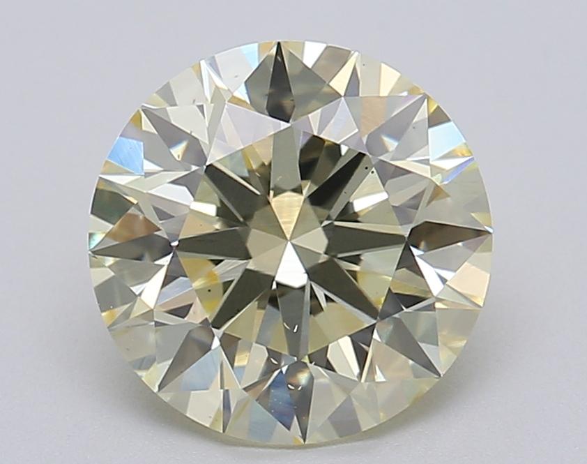 2.02 Ct. Fancy Light Yellow Round Lab Grown Diamond