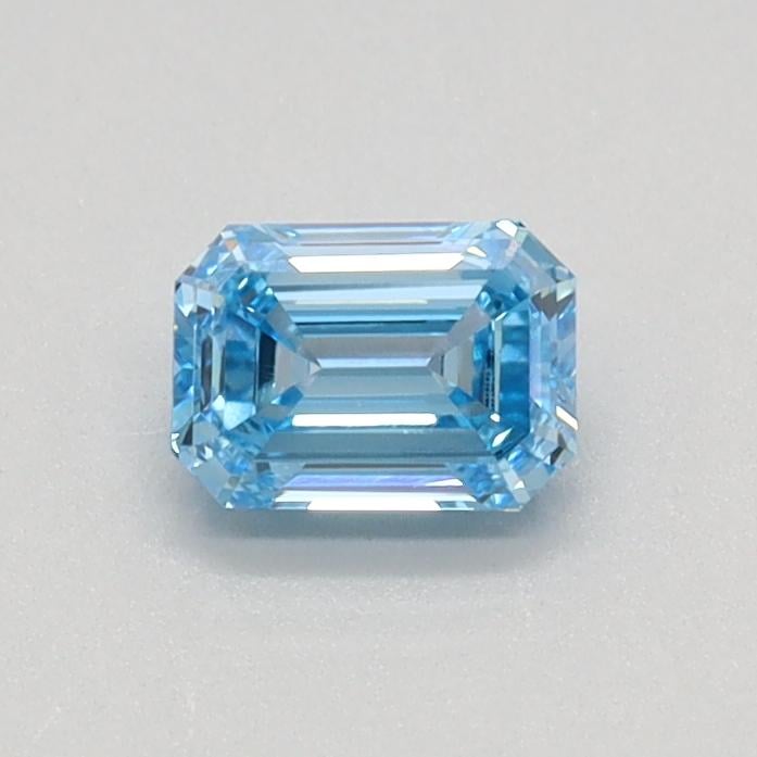 0.37 Ct. Fancy Intense Blue Emerald Lab Grown Diamond