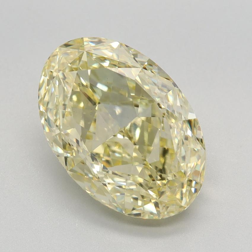 4.05 Ct. Fancy Intense Yellow Oval Lab Grown Diamond
