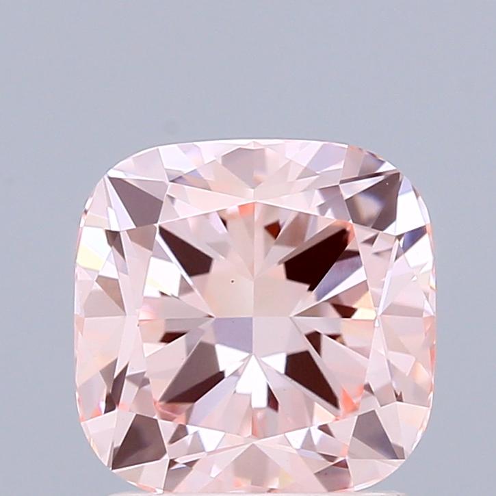 1.51 Ct. Fancy Intense Pink Cushion Lab Grown Diamond