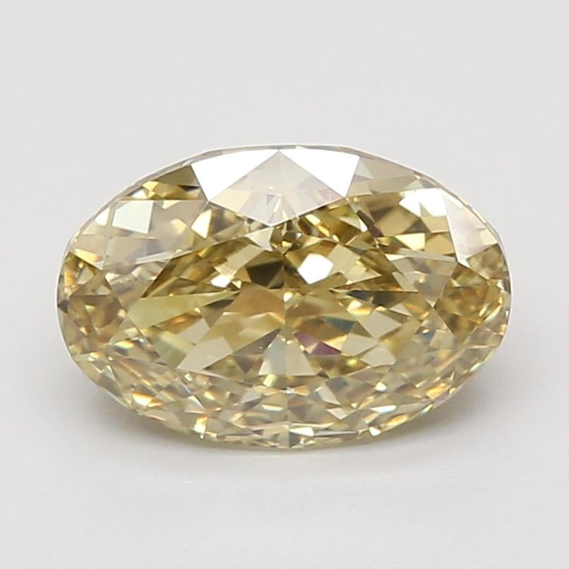 3.05 Ct. Fancy Intense Yellow Oval Lab Grown Diamond
