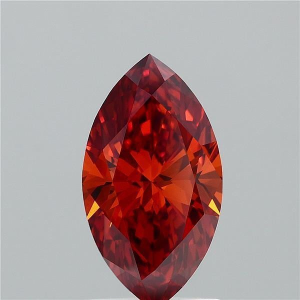 1.50 Ct. Fancy Vivid Orange Marquise Lab Grown Diamond