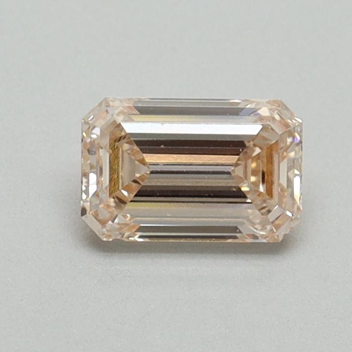 0.53 Ct. Fancy Light Pink Brown Emerald Lab Grown Diamond