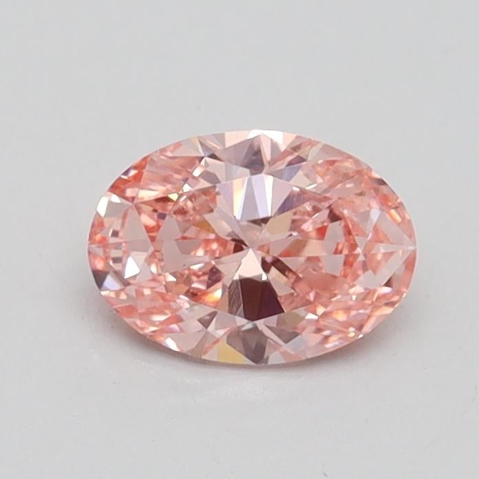 0.54 Ct. Fancy Intense Pink Oval Lab Grown Diamond