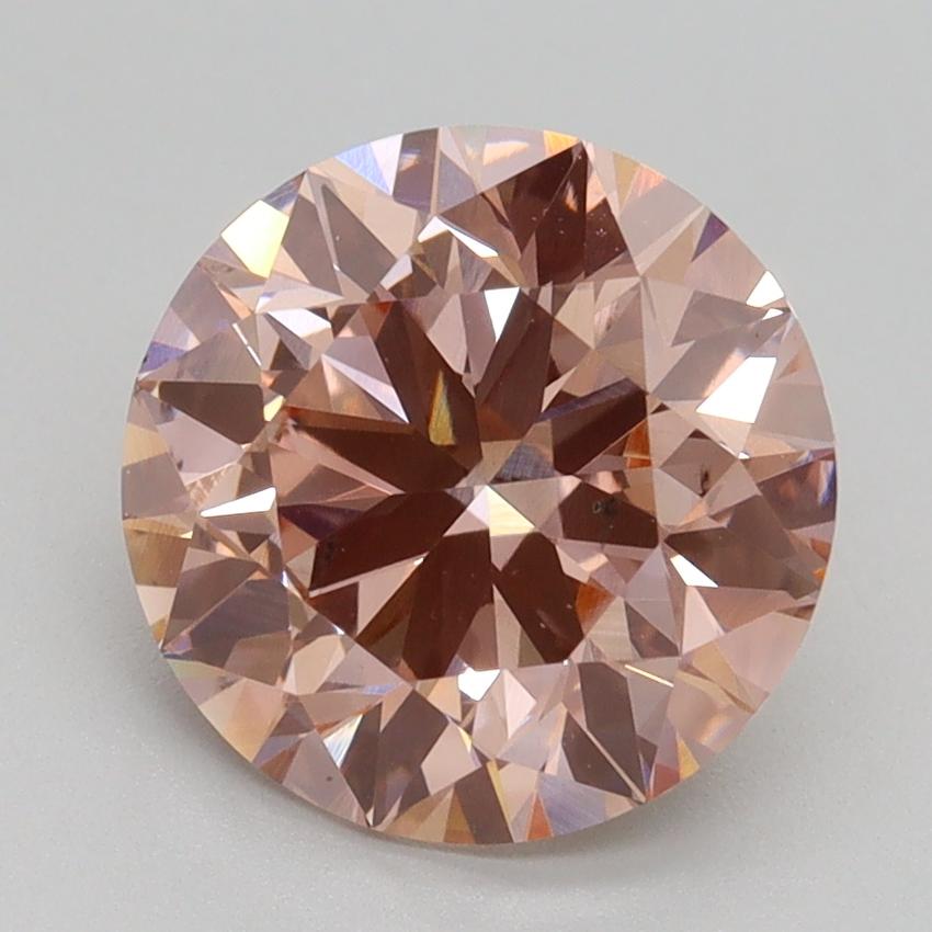 3.00 Ct. Fancy Intense Pink Round Lab Grown Diamond