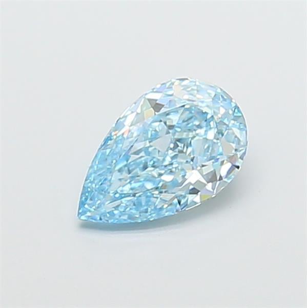 1.33 Ct. Fancy Vivid Blue Pear Lab Grown Diamond