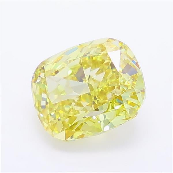1.65 Ct. Fancy Yellow Cushion Lab Grown Diamond