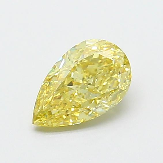 1.05 Ct. Fancy Intense Yellow Pear Lab Grown Diamond