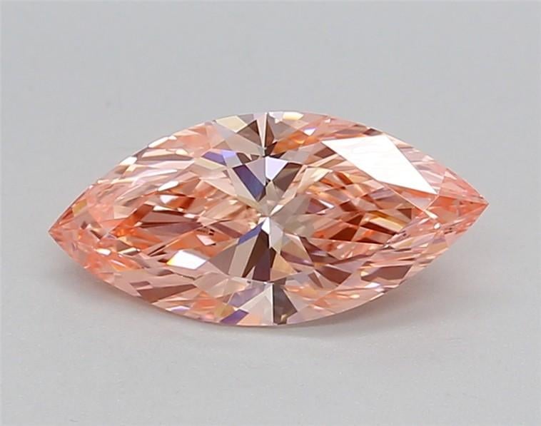 1.02 Ct. Fancy Vivid Pink Marquise Lab Grown Diamond