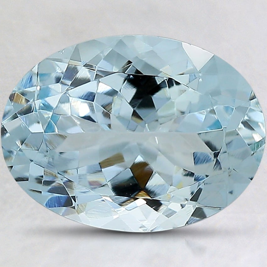12.1x9.1mm Unheated Oval Aquamarine