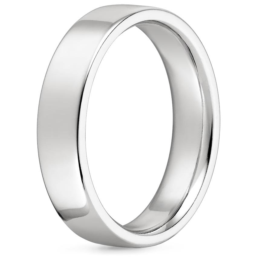 5.5mm Mojave Wedding Ring in 18K White Gold