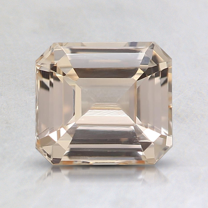 6.7x6mm Unheated Peach Emerald Sapphire