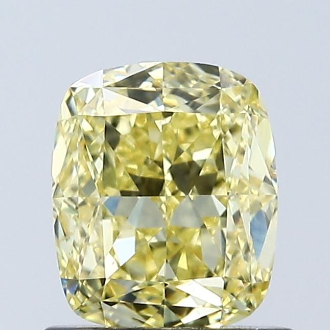 1.01 Ct. Fancy Intense Yellow Cushion Lab Grown Diamond