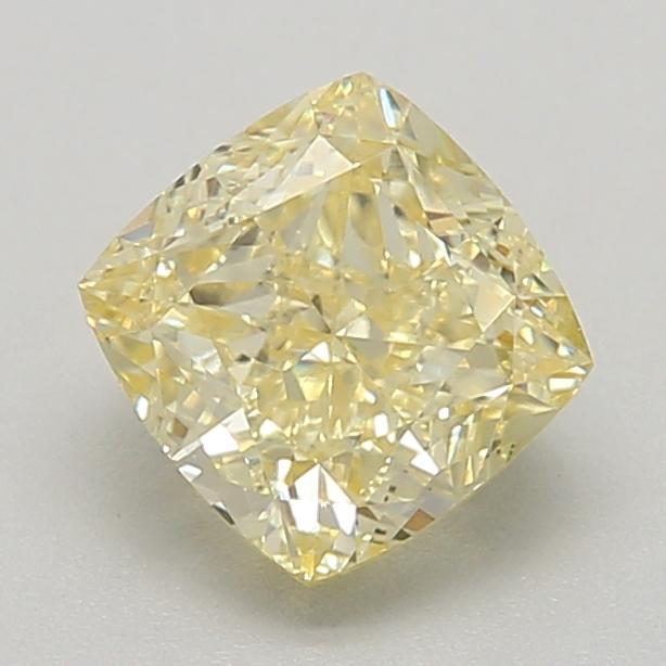 1.40 Ct. Fancy Intense Yellow Cushion Lab Grown Diamond