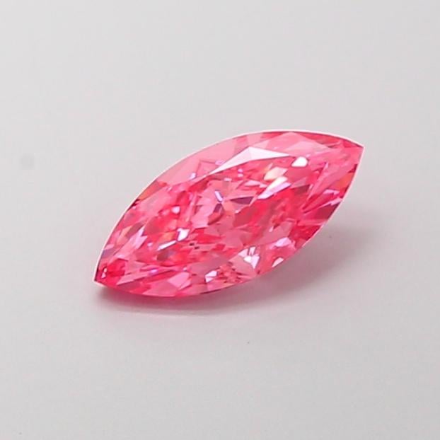 1.13 Ct. Fancy Vivid Pink Marquise Lab Grown Diamond
