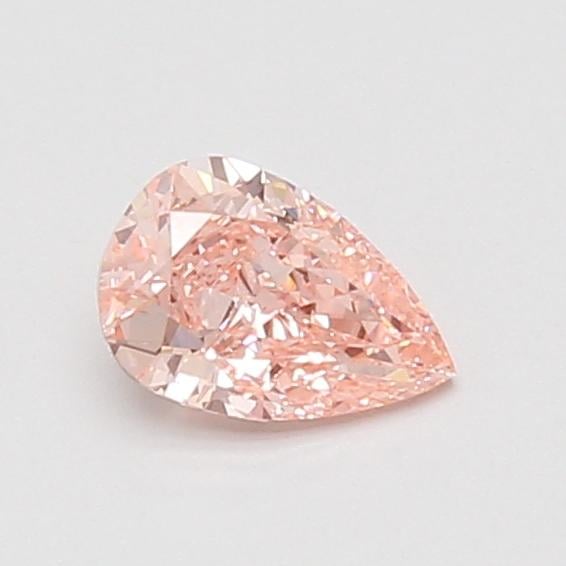 0.52 Ct. Fancy Vivid Pink Pear Lab Grown Diamond
