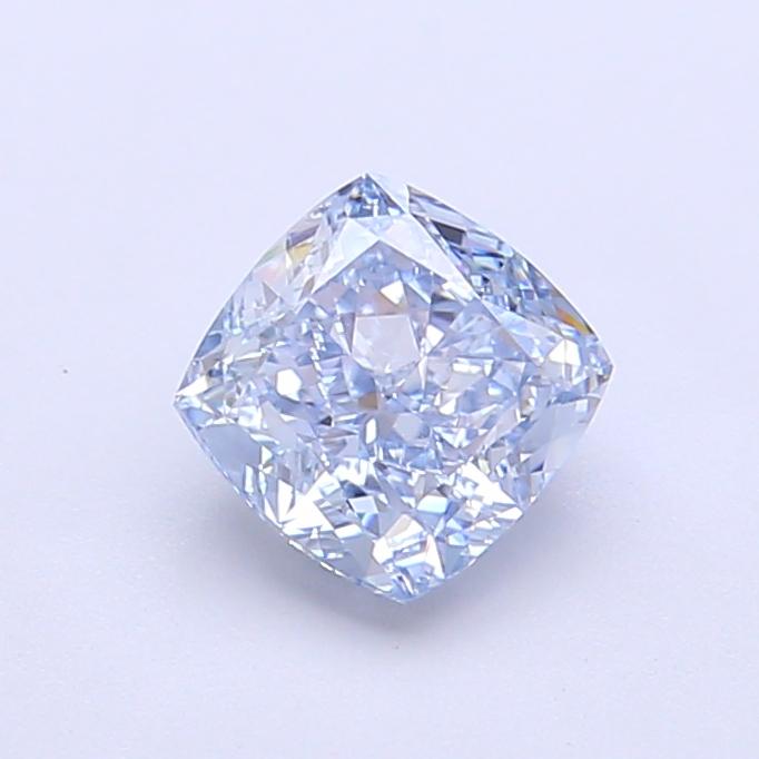 1.05 Ct. Fancy Intense Blue Cushion Lab Grown Diamond